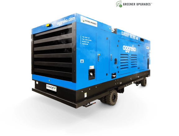 HVO Diesel Stage V 1550 cfm Compressor (44m3/min)