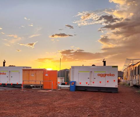 Emergency Camp Power, Fortescue Metals Group Ltd (FMG) iron ore mine, Nullagine, Western Australia