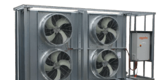 Dry air cooler product cut out