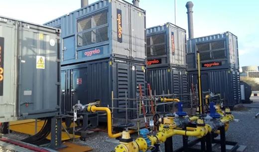 Aggreko gas generators