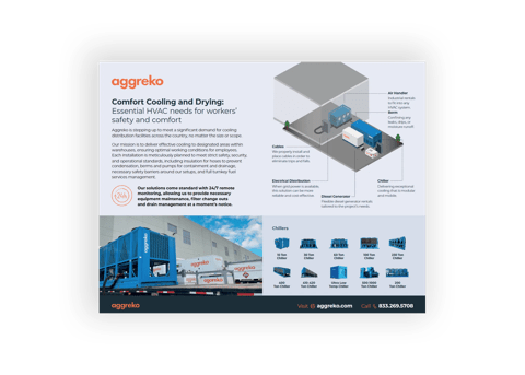 Cover of Aggreko's emergency preparedness flyer