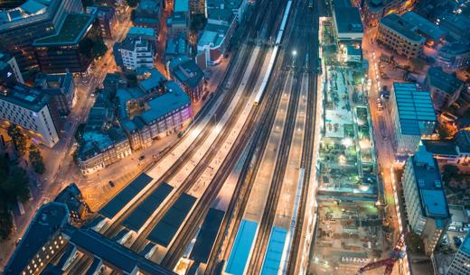 Emergency cooling for signalling centre