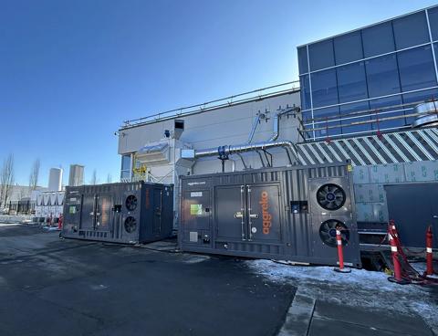2 Tier 4 Final generators power a carbon capture facility in Canada