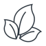 Icon of three leaves