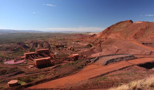 Iron Ore Mining Site in Western Australia