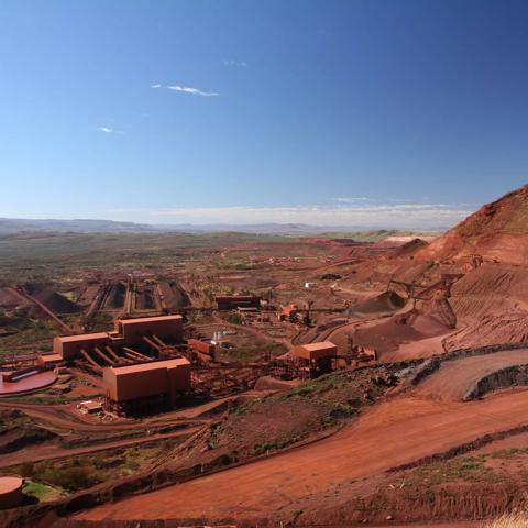 Iron Ore Mining Site Western Australia