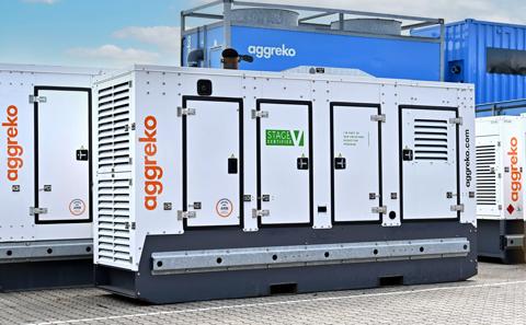 Stage V generators at Swindon depot