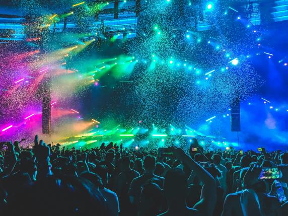 Crowd at the event festival