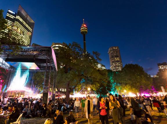 Sydney night market outdoor event