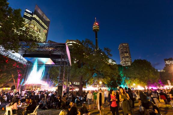Sydney night market outdoor event
