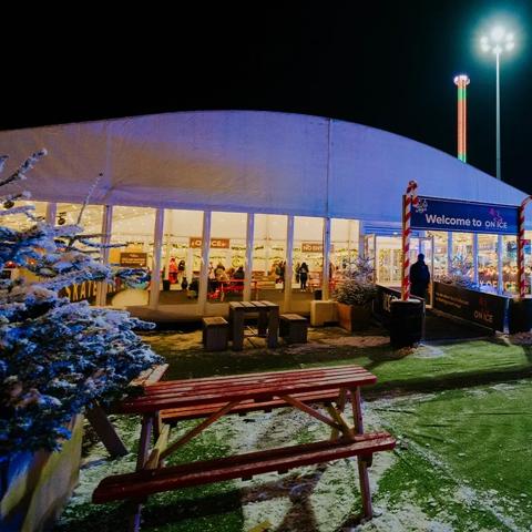 Meadowhall ice rink Aggreko