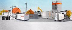 Aggreko greener upgrades on a construction site