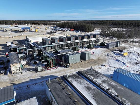Building a low-emission, scalable energy plant at a remote Canadian mine site