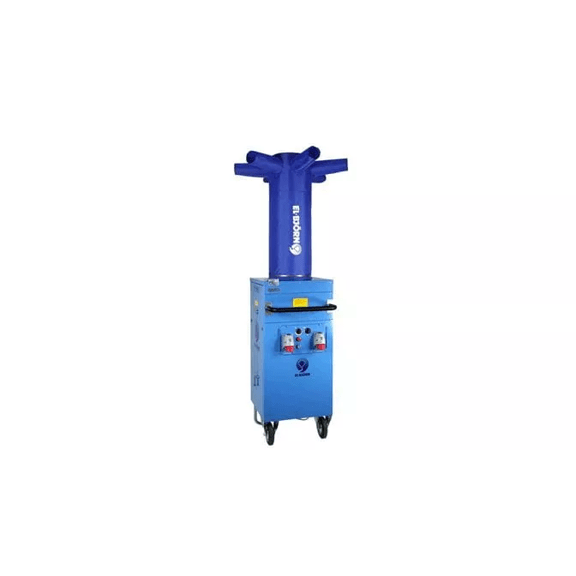 Industrial electric heater hire with multi-directional airflow 18 kW