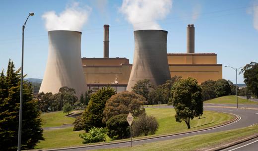 Yallourn Power Station in Gippsland Victoria