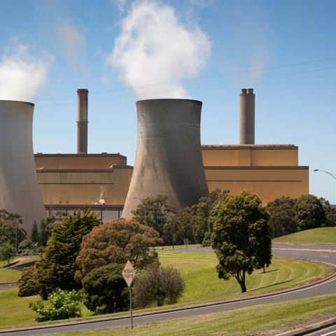 Yallourn Power Station in Gippsland Victoria