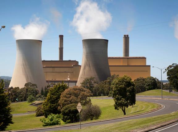 Yallourn Power Station in Gippsland Victoria