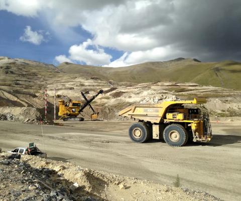 Las Bambas copper mine, Apurimac, Peru.