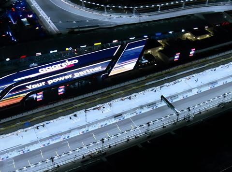 temporary power partner for the formula 1 heineken