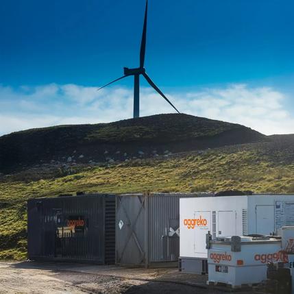 Image for hybrid grid emulation system reduces emissions during wind turbine commissioning