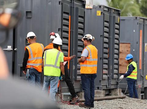 Aggreko realiza su primera implementación de una planta termoeléctrica en Costa Rica