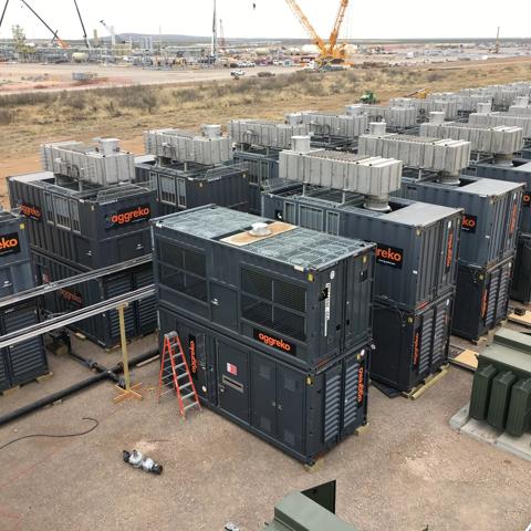 Natural gas solutions for power generation - Aggreko