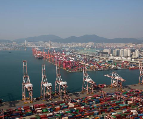 Busan port