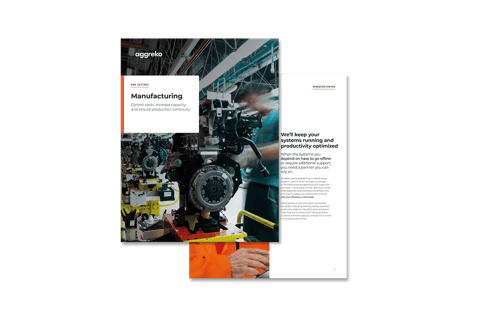 Manufacturing brochure cover.