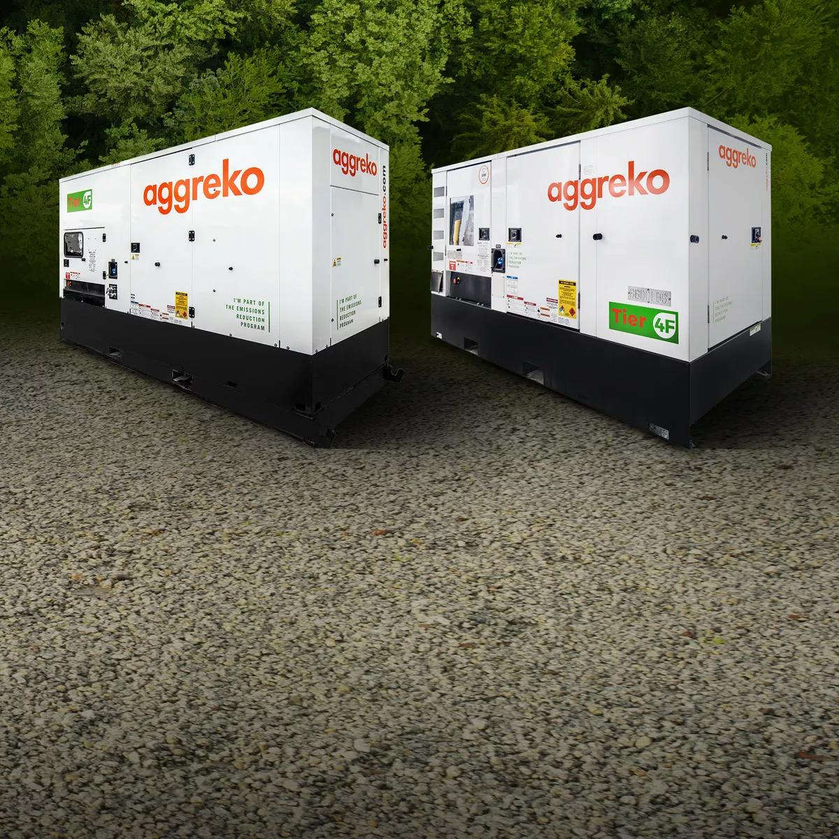 Aggreko Greener Upgrades Generators