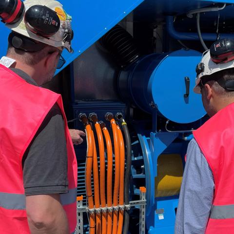 Oil Free Air Compressor (OFA) and desiccant air dryer,  service training, Moerdijk, Netherlands