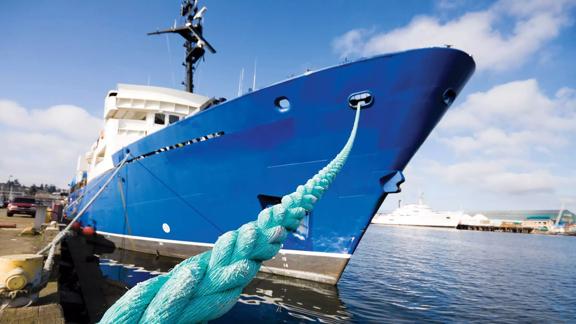 Docked boat - subsea7
