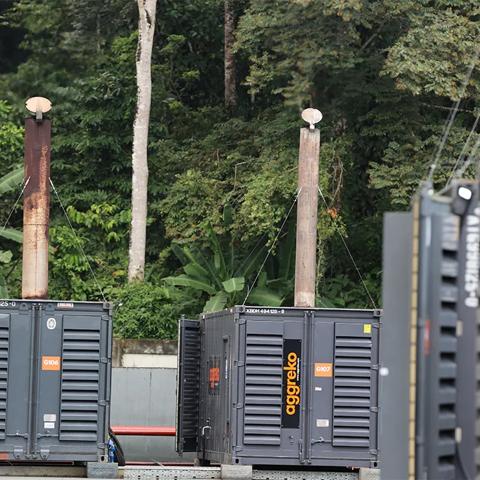 Termoelectrica de Aggreko en Costa Rica