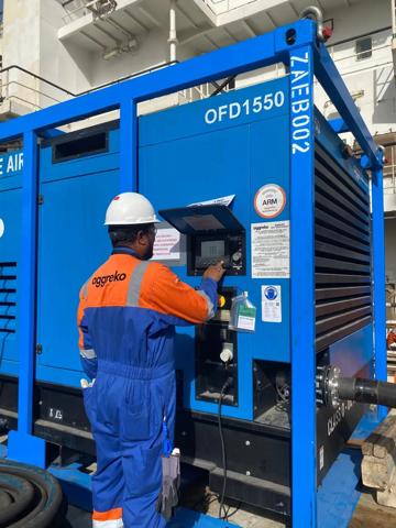 OFAs in action at a customer site in KSA.