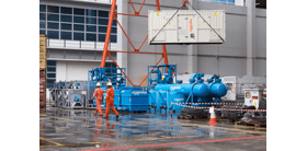 Equipment in the Singapore depot