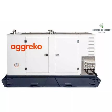 White diesel generator