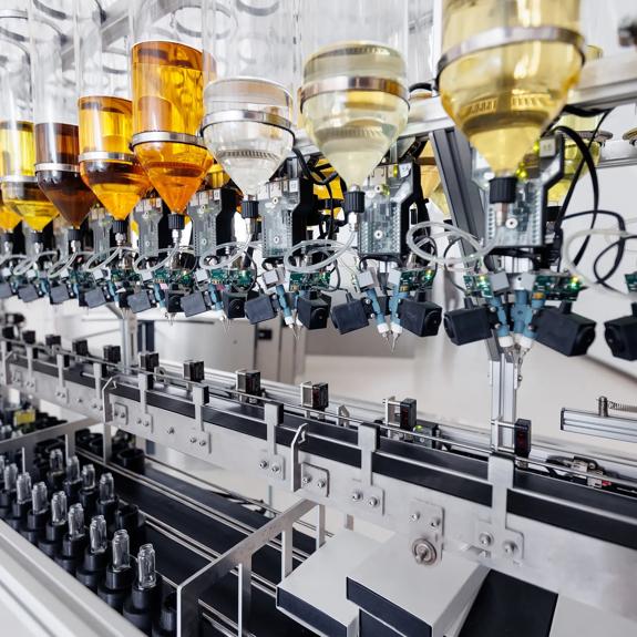 Cosmetics manufacturing plant