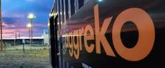 Picturesque shot of Aggreko fleet