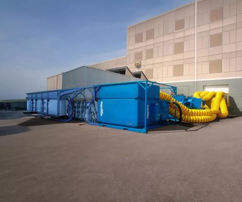 Cooling rental equipment