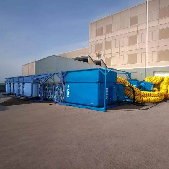 on site cooling solutions for oil and gas pipelines