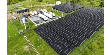 Sistema de baterías para el almacenamiento de energía de Aggreko.  