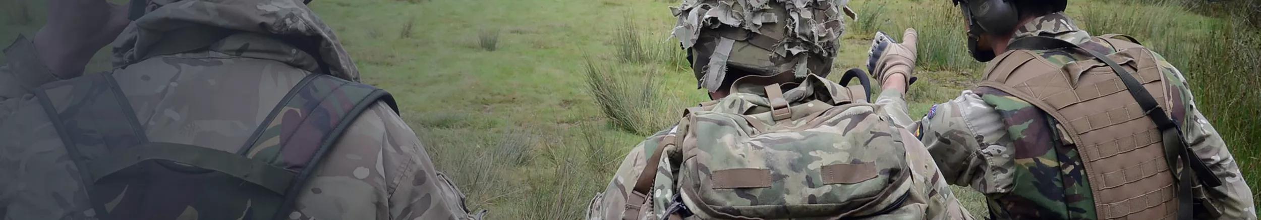 Welsh Guards training at the Sennybridge training area, Powys, Wales, United Kingdom.