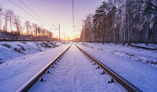 Power for heating railway points during cold weather