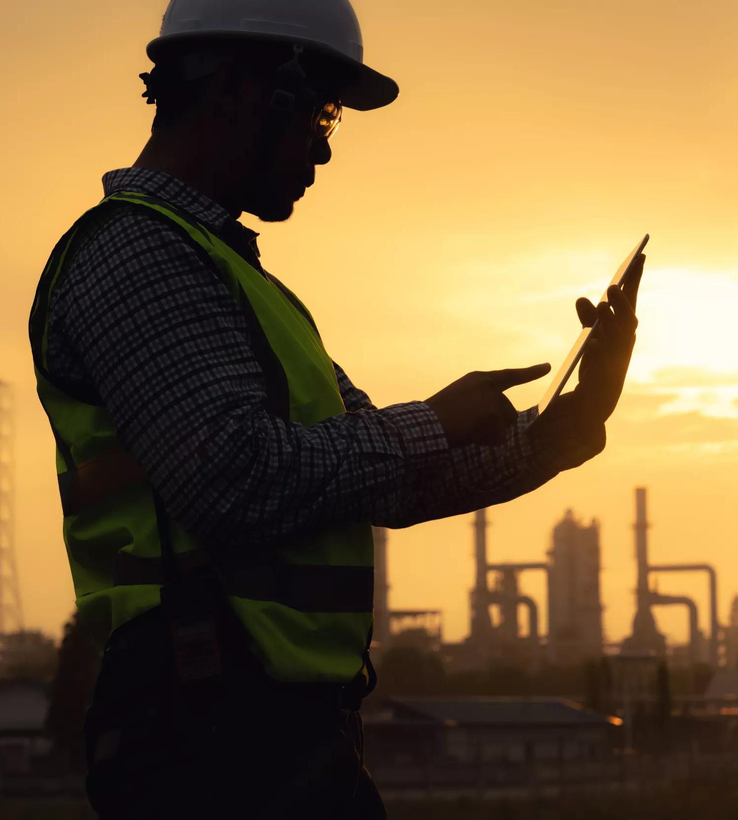 Engineer with Tablet