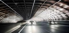 Melbourne city link street tunnel at night Getty Images