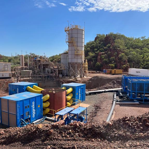 Mine cooling solutions in Queensland, Australia. Capricorn Copper. 