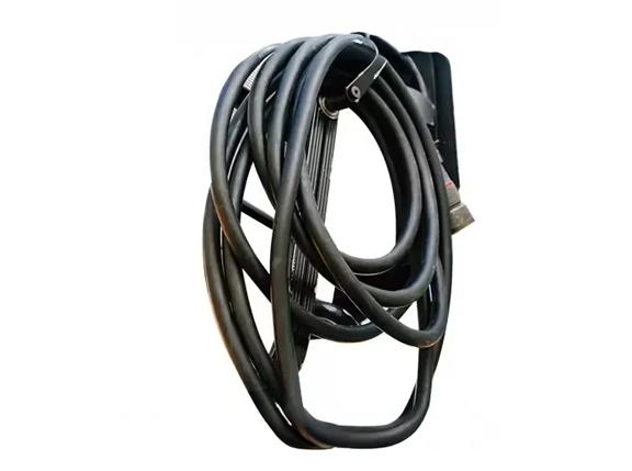 High voltage black cables