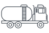 Icon of a fuel tanker