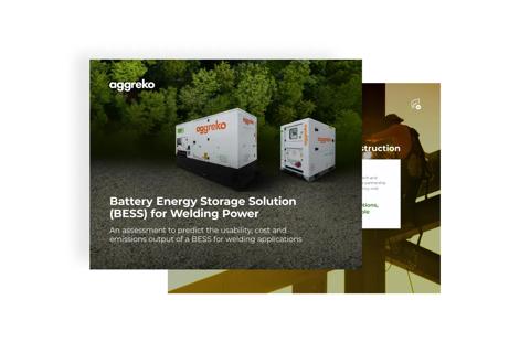 reliable welding power with battery energy storage systems