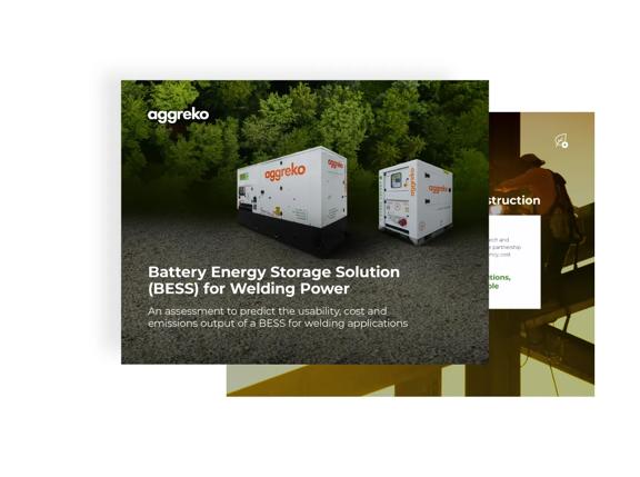 reliable welding power with battery energy storage systems