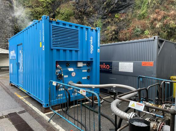 Distillery steam boiler